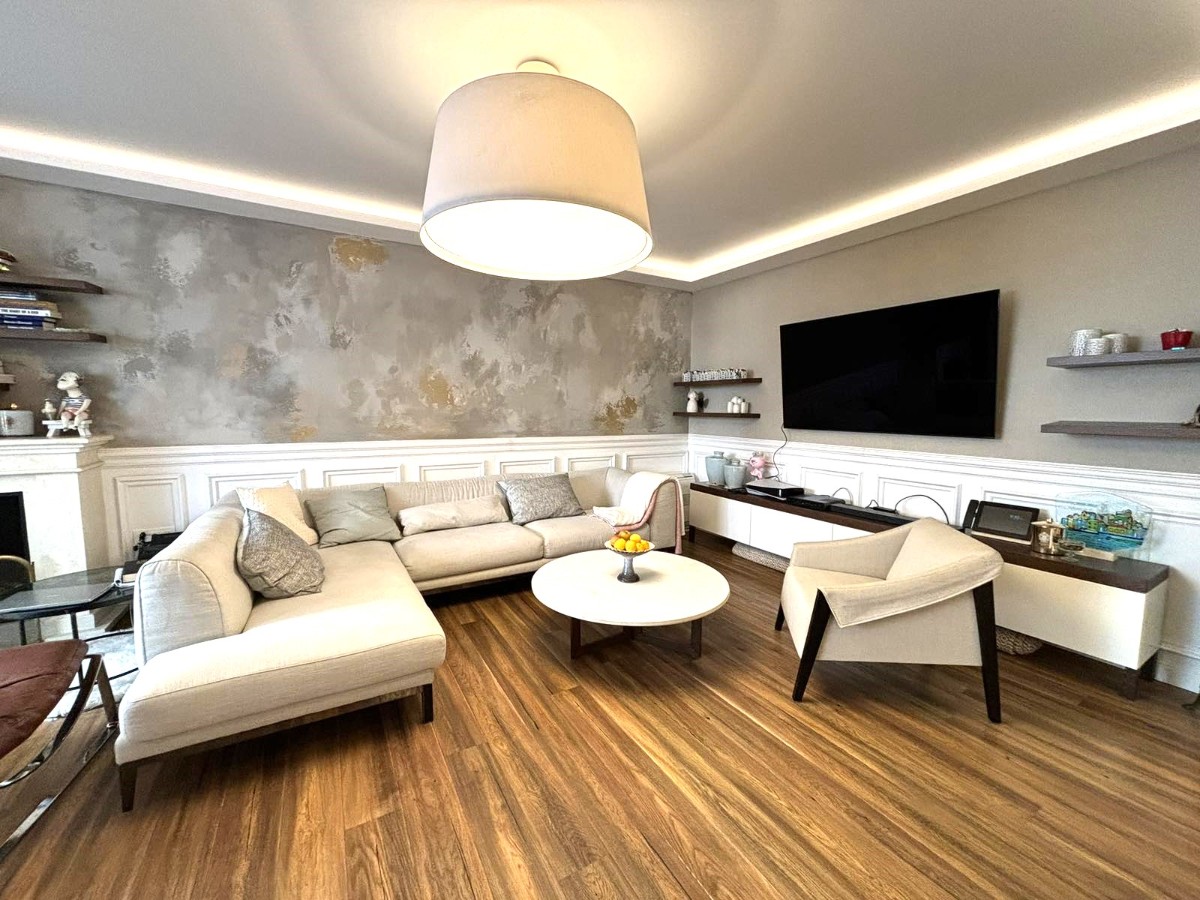 A luxurious three-room apartment in the heart of Podgorica is for sale.