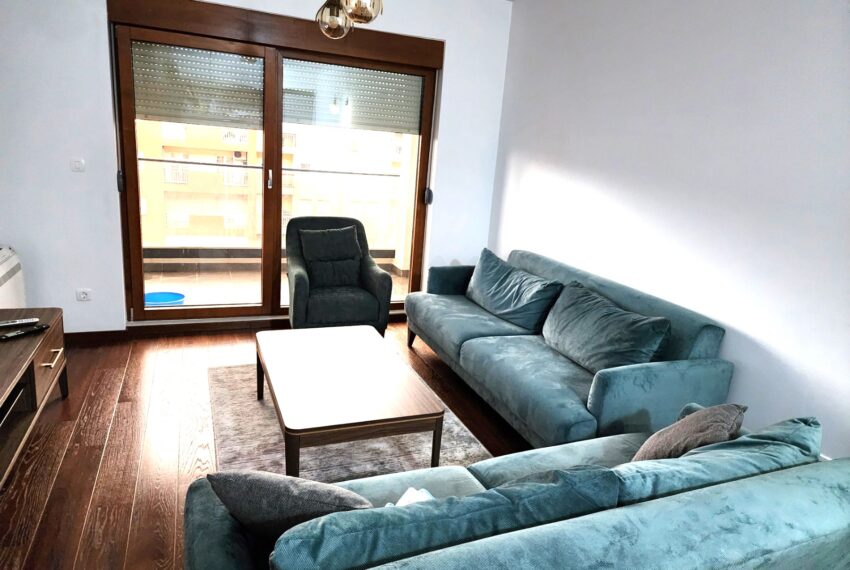 We are renting a two-bedroom apartment in the Master kvart in Podgorica.